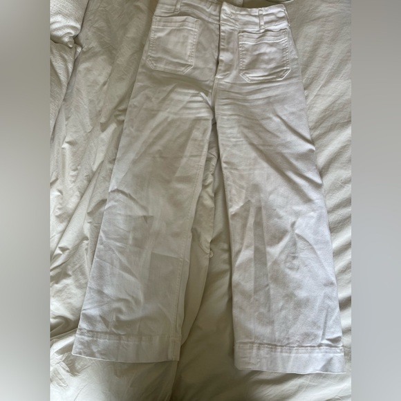 The Colette wide leg white pants - Picture 2 of 4